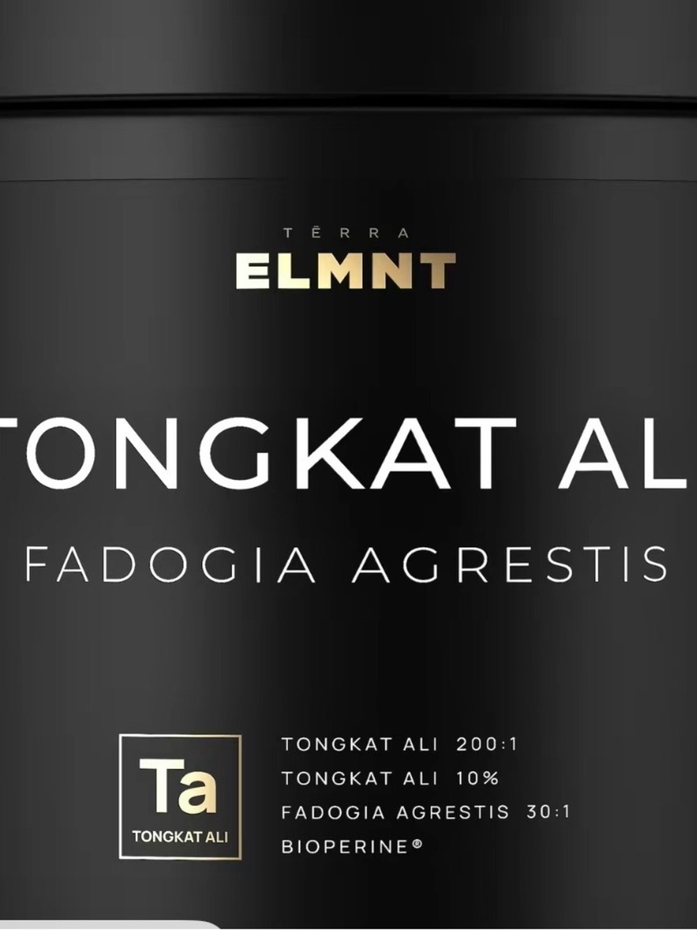 Black Tongkat Ali Supplement